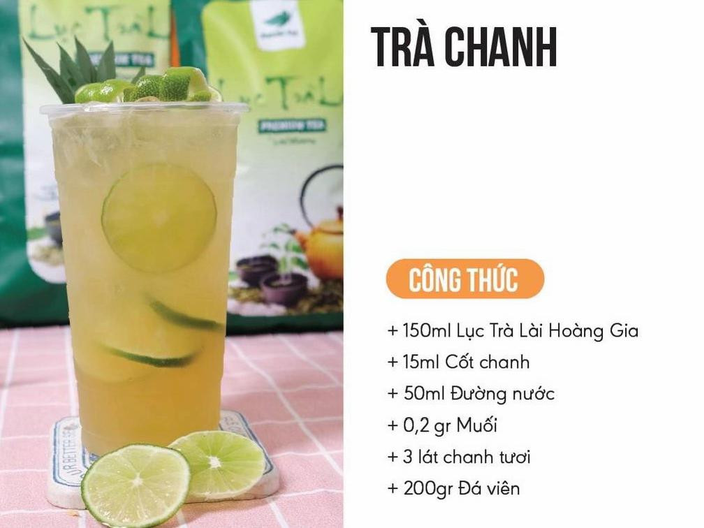Tổng hợp công thức pha chế trà trái cây: Trà Táo Xanh Nha Đam, Trà Chanh, Trà Vải Dừa Hấu và Trà Vải