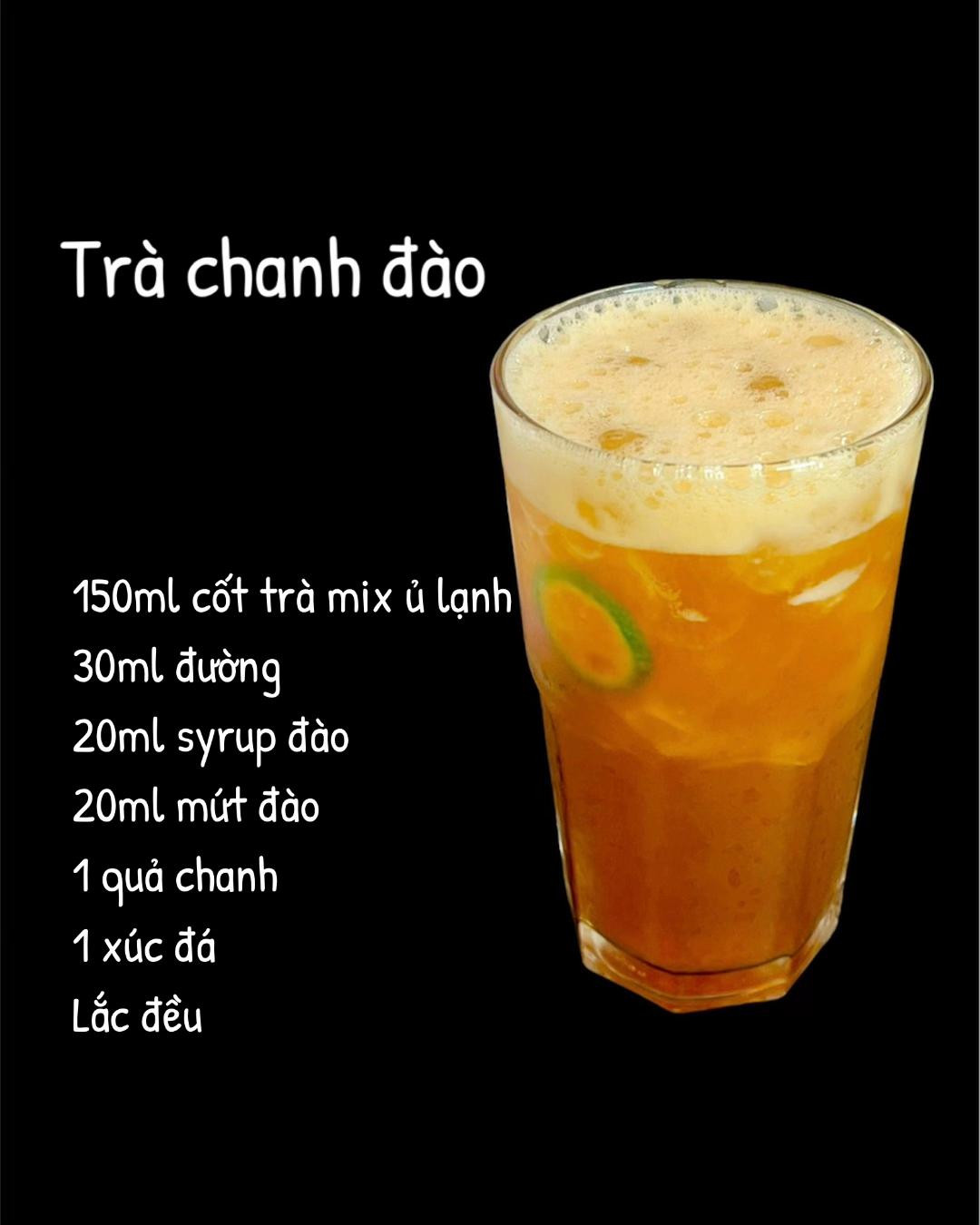 Tổng hợp công thức pha chế trà trái cây và matcha sữa dừa từ Tiệm Cà Phê Nhỏ Nhà Ding