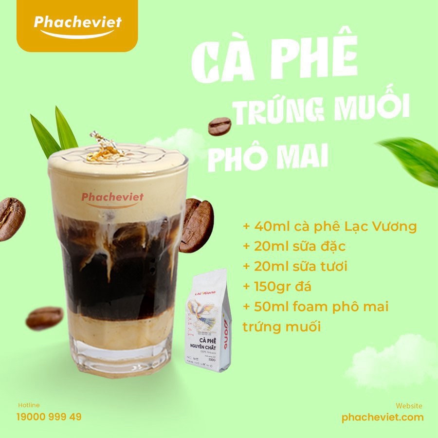 Tổng hợp công thức pha chế Trà Xoài Oolong Nướng, Cà Phê Trứng Muối Phô Mai và Trà Sữa Foam Chuỗi