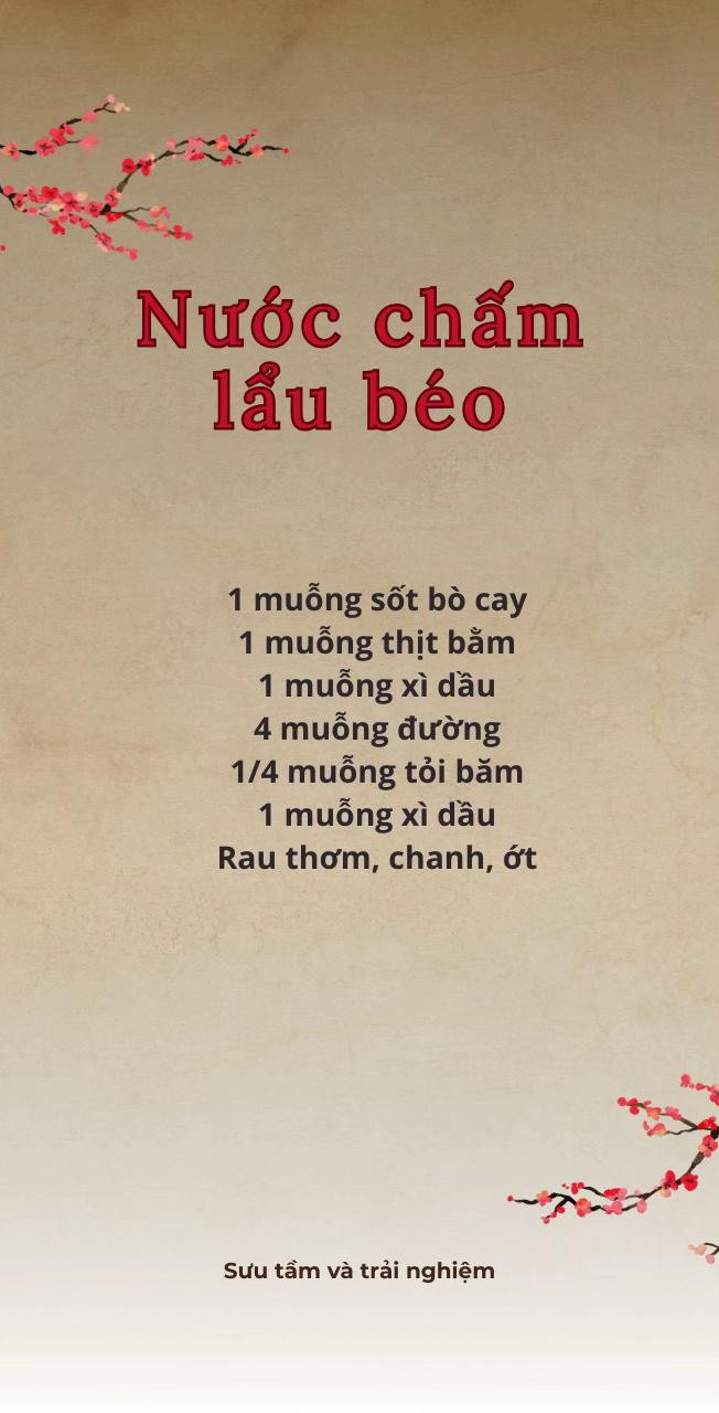 Tổng hợp công thức pha nước chấm lẩu Haidilao chuẩn vị: Cay, Chua cay, Béo và Hải sản