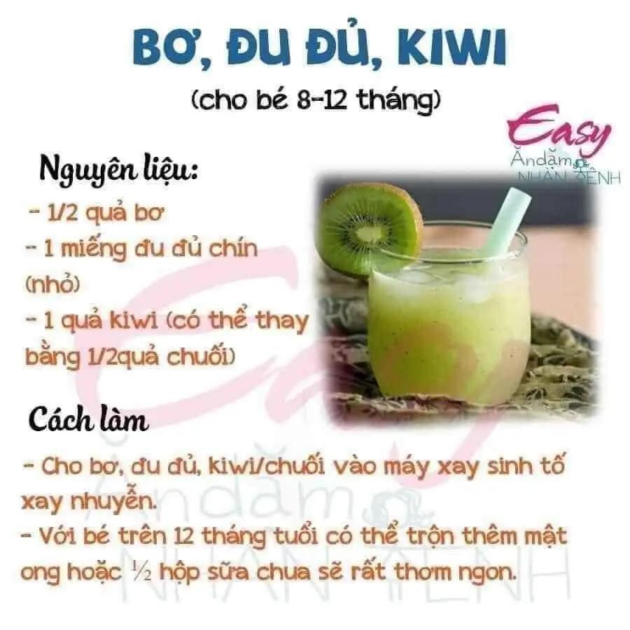 Tổng hợp công thức sinh tố bơ bổ dưỡng cho bé ăn dặm từ 6-12 tháng tuổi