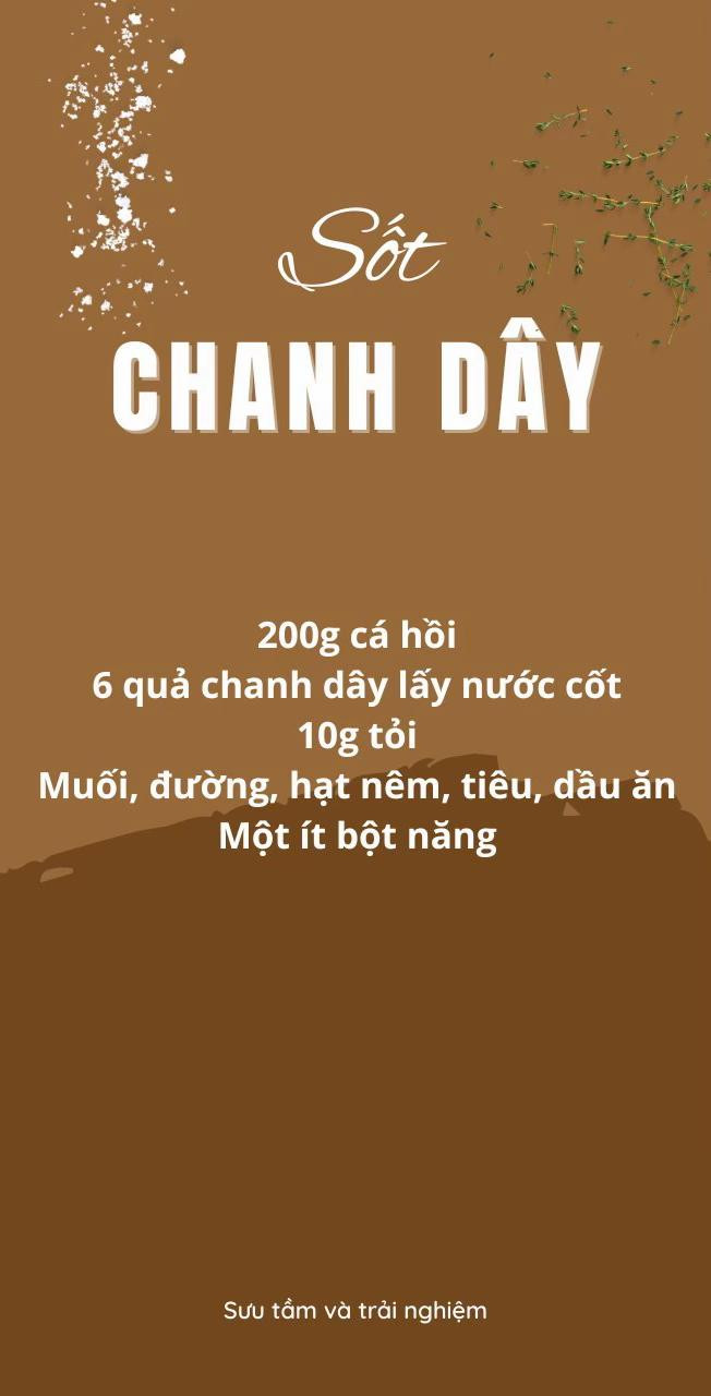Tổng hợp công thức sốt cá hồi: Sốt xì dầu, chanh dây, cam và bơ tỏi