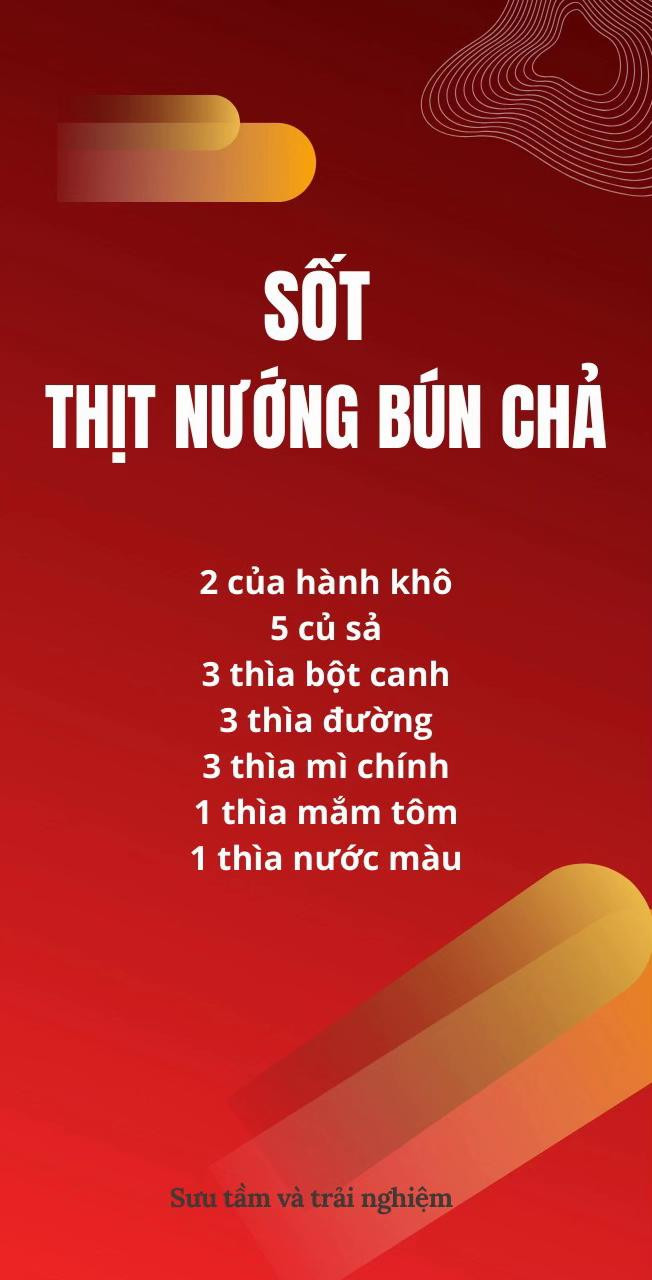 Tổng hợp công thức sốt ướp thịt heo chiên mắm, nướng bún chả và xiên nướng