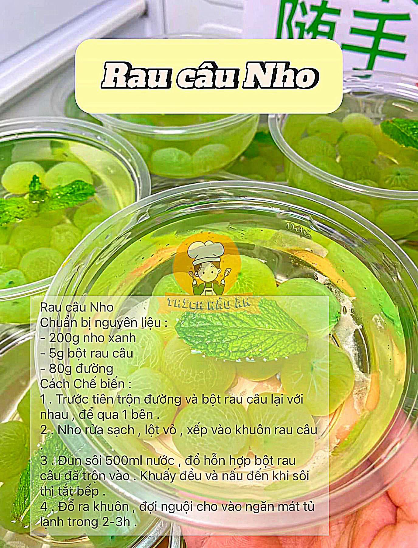 Tổng hợp công thức thạch rau câu từ hoa quả tươi: Dưa chuột, Cà chua, Dưa hấu, Chanh dây