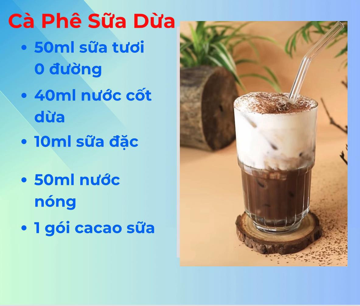 Tổng hợp công thức tự làm 4 loại cà phê trendy: Cà Phê Sữa Dừa, Cà Phê Thái Xanh, Cà Phê Muối Hồng và Cà Phê Bột Biển