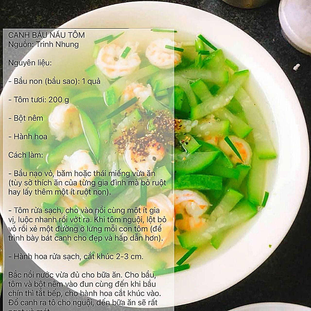 Tổng hợp gợi ý công thức nấu các món canh ngon giải nhiệt mùa hè