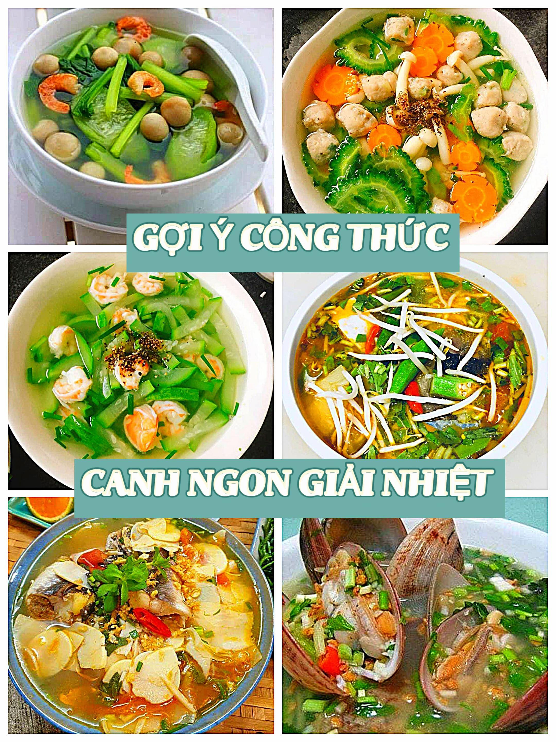 Tổng hợp gợi ý công thức nấu các món canh ngon giải nhiệt mùa hè