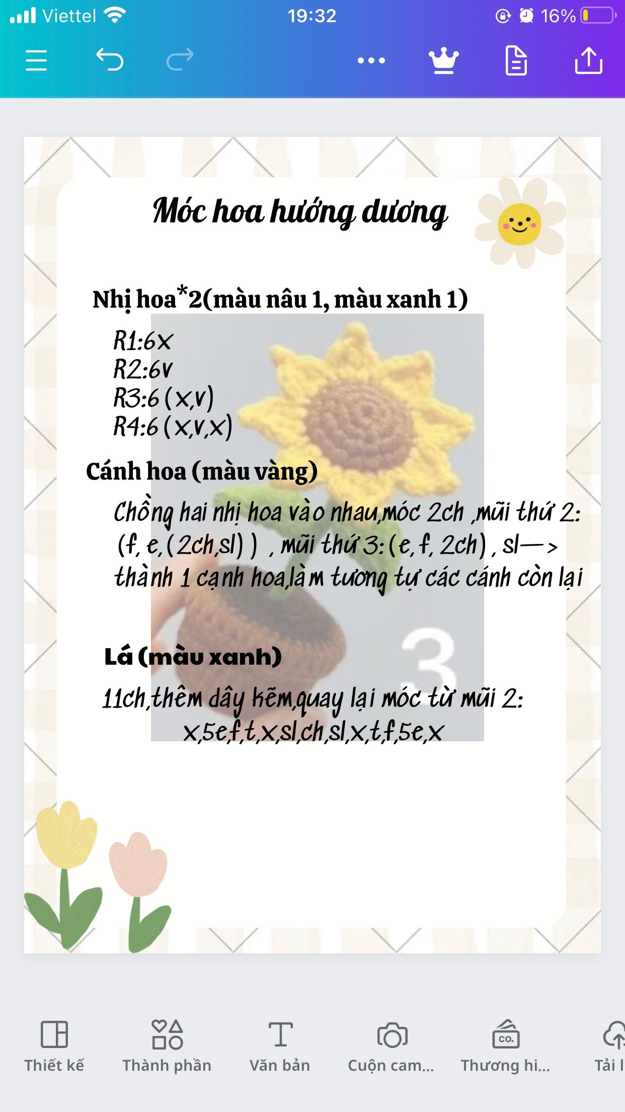 Tổng hợp hướng dẫn móc chậu hoa mini nhiều màu sắc