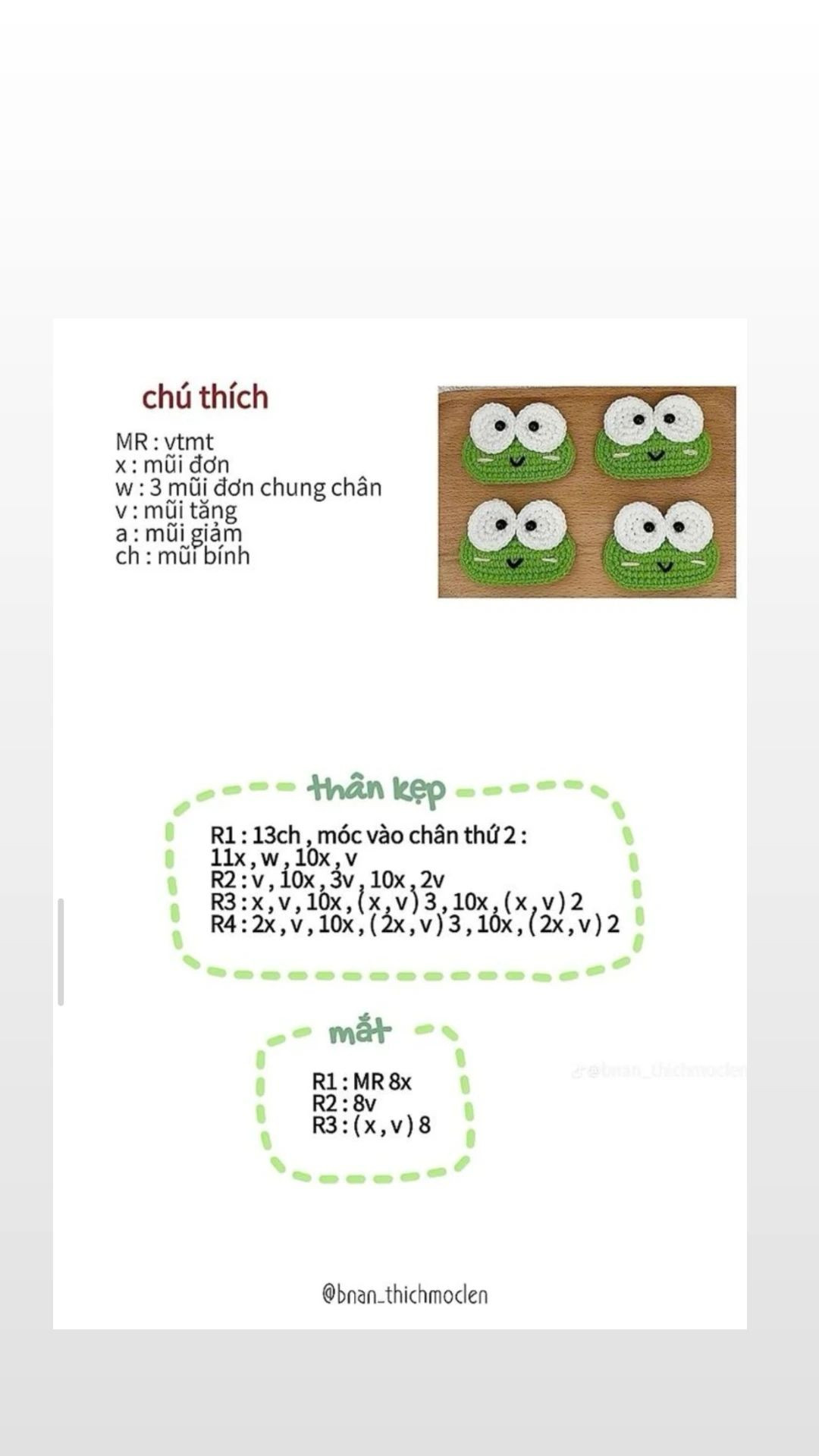 Tổng hợp hướng dẫn móc len kẹp tóc: Hoa, Thỏ, Cá và Trái cây dễ thương