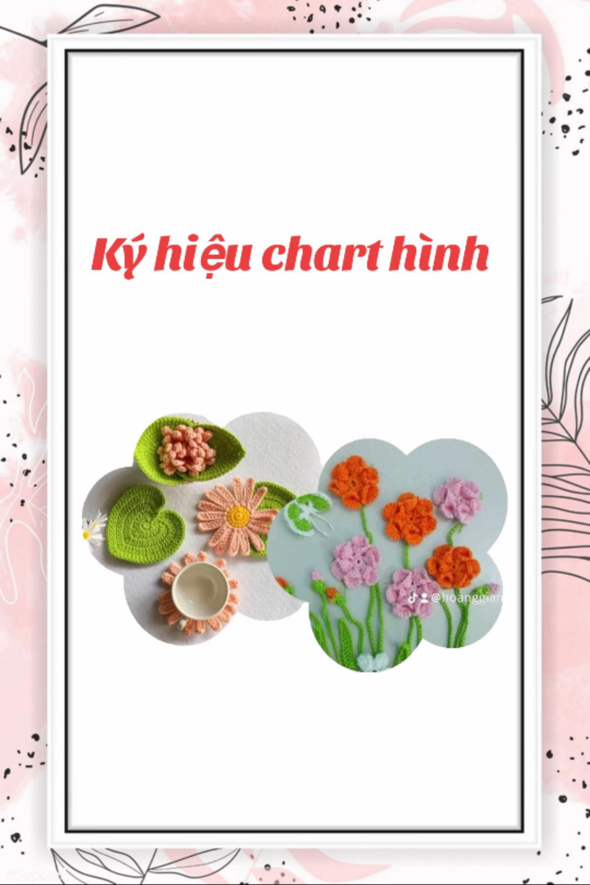 Tổng hợp ký hiệu chart móc len cơ bản và nâng cao