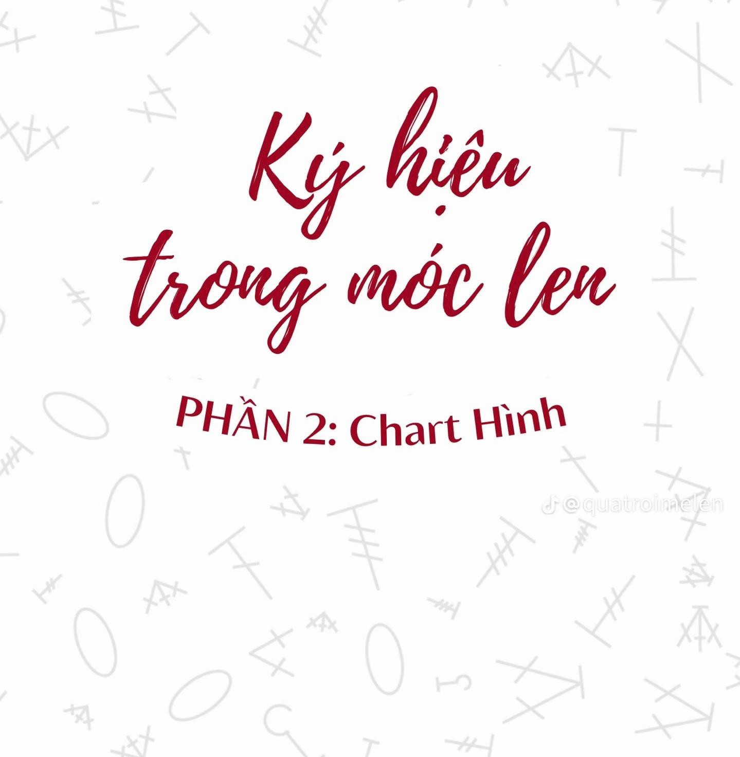 Tổng hợp ký hiệu trong móc len: Chart chữ và Chart hình