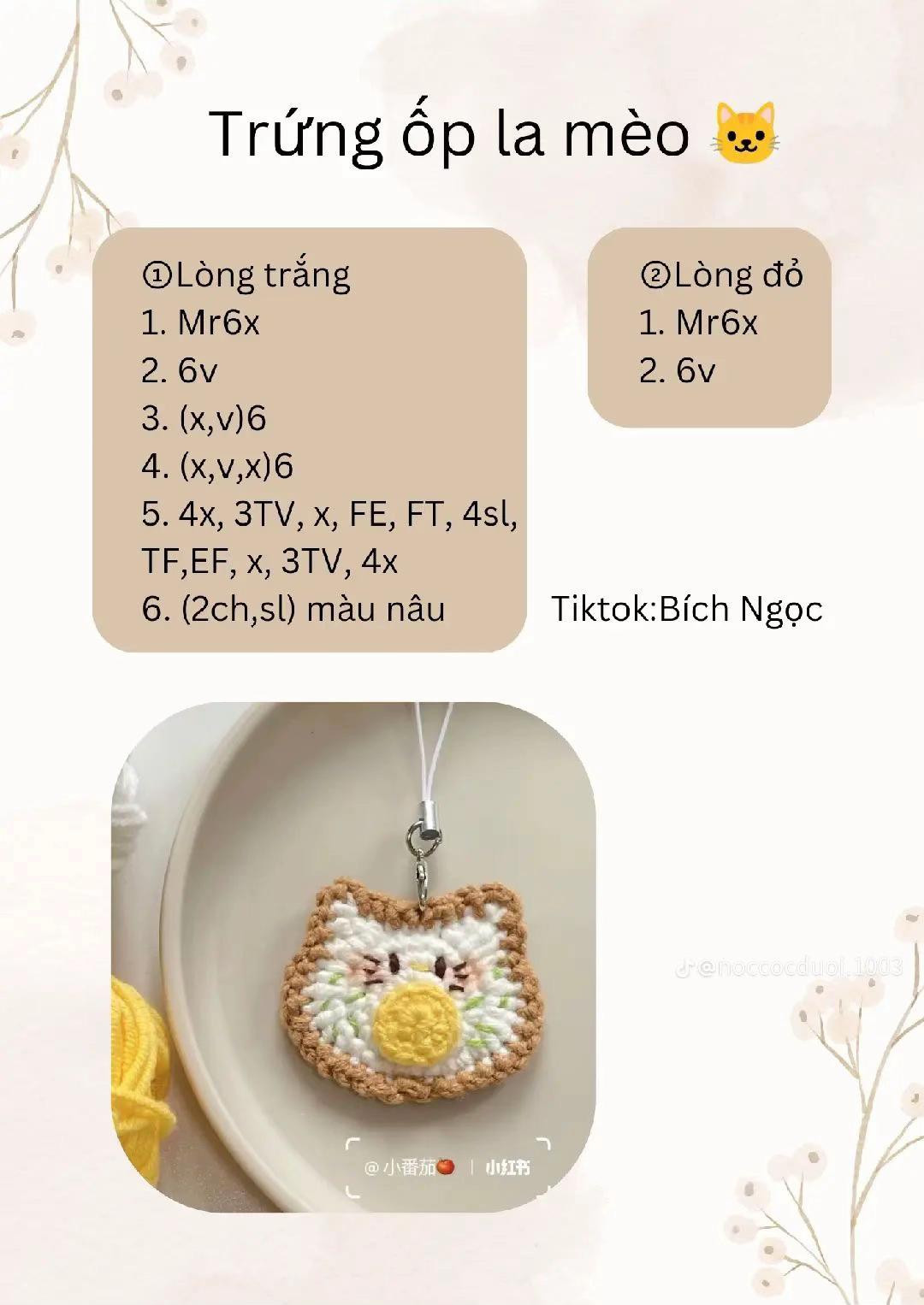 Tổng hợp mẫu móc len đồ ăn dễ thương cho người mới bắt đầu