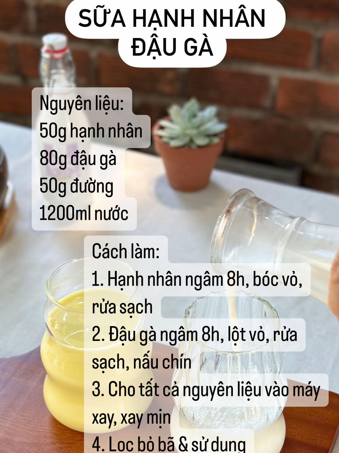 Top 7 công thức sữa hạt mix hạnh nhân dễ làm và dinh dưỡng