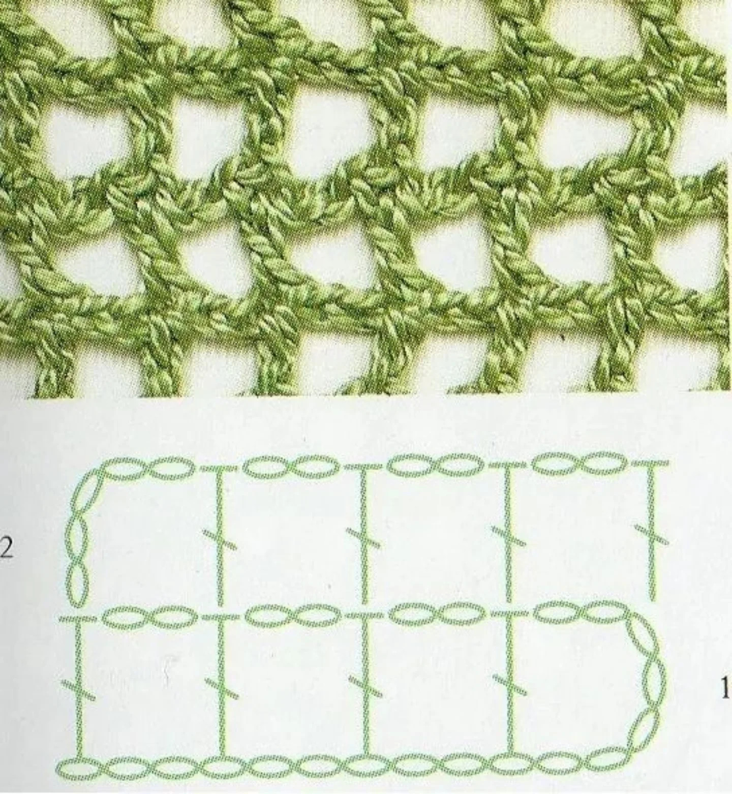 Top Crop Crochet de Algodón con Diseño Malla Abierta