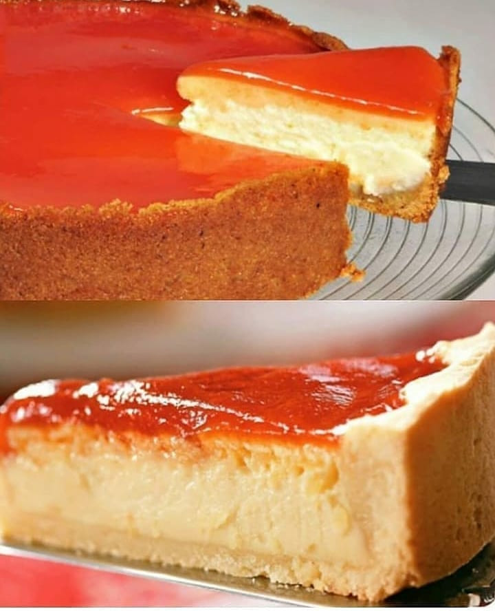 Torta Cremosa Romeu e Julieta de Liquidificador: Sobremesa Deliciosa com Base de Biscoito Maisena, Recheio Ricota e Cobertura Goiabada