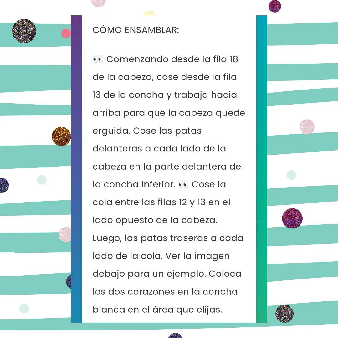 Tortuga Peluche en Amigurumi Patrón Gratis