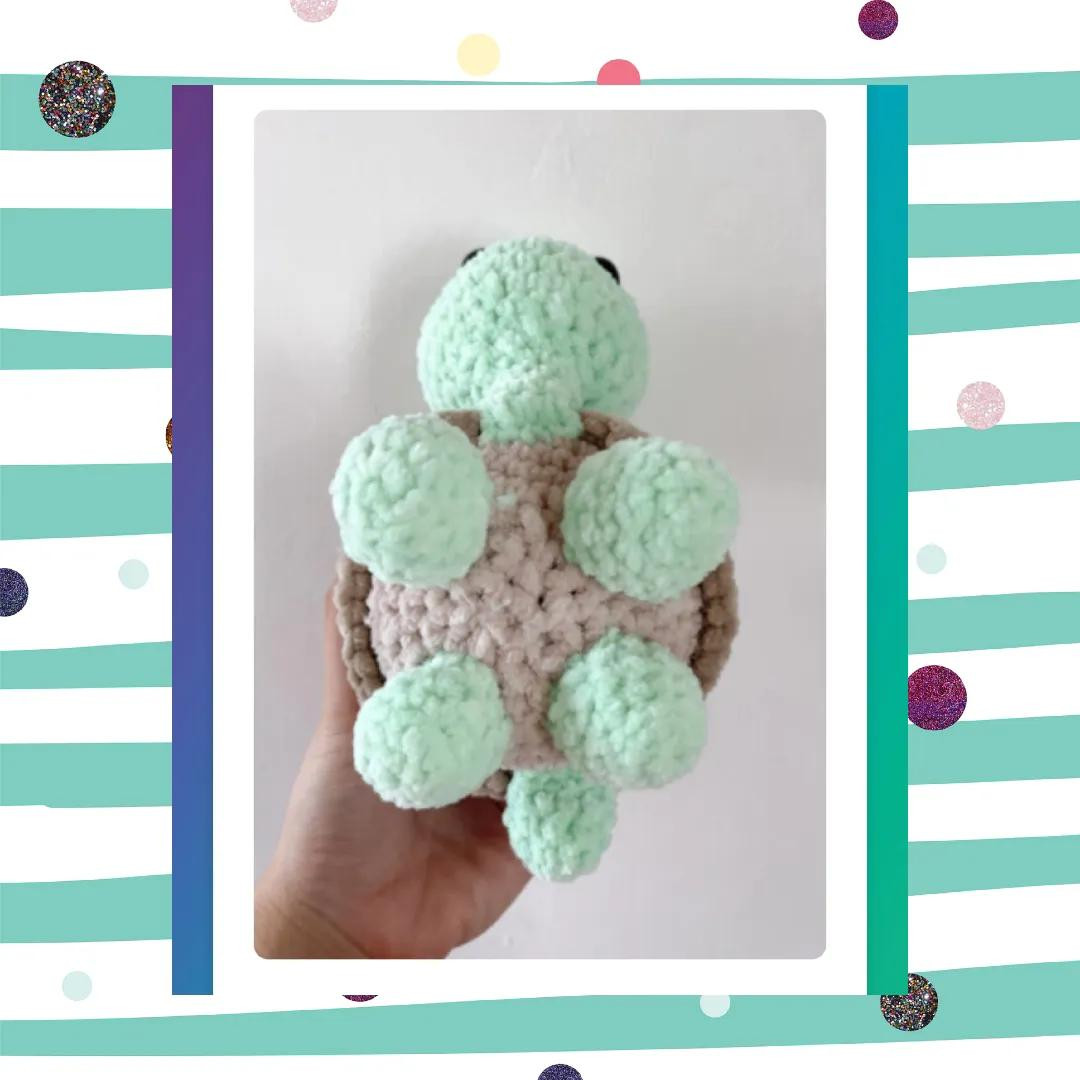 Tortuga Peluche en Amigurumi Patrón Gratis