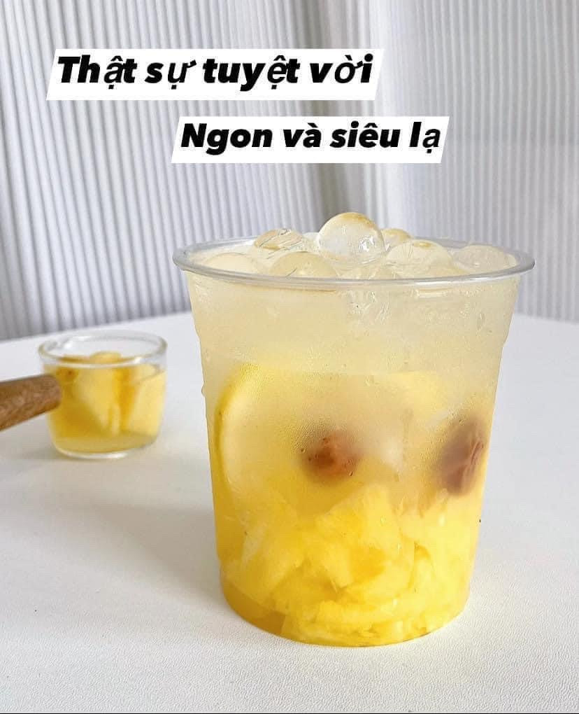 Trà hoa nhài dứa ô mai: Hương thơm trái cây chua ngọt quyến rũ, tuyệt vời và siêu lạ