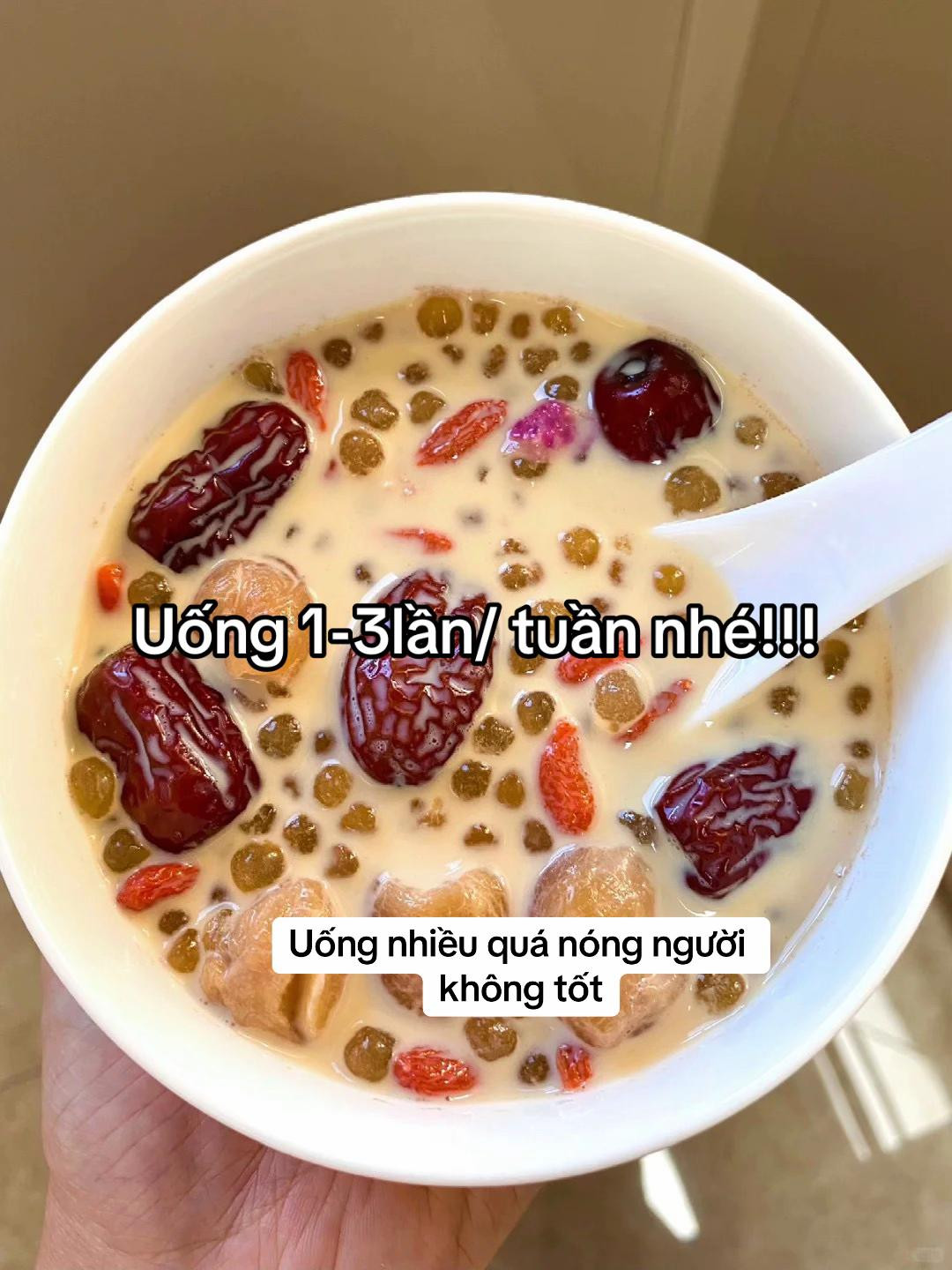 Trà sữa táo đỏ, kỷ tử, hoa hồng và bột báng tốt cho sức khỏe