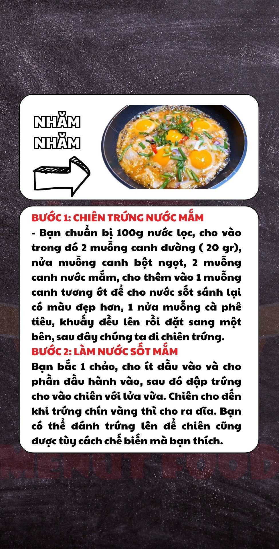 Trứng chiên nước mắm: Món ăn ngon siêu tiết kiệm dưới 20k