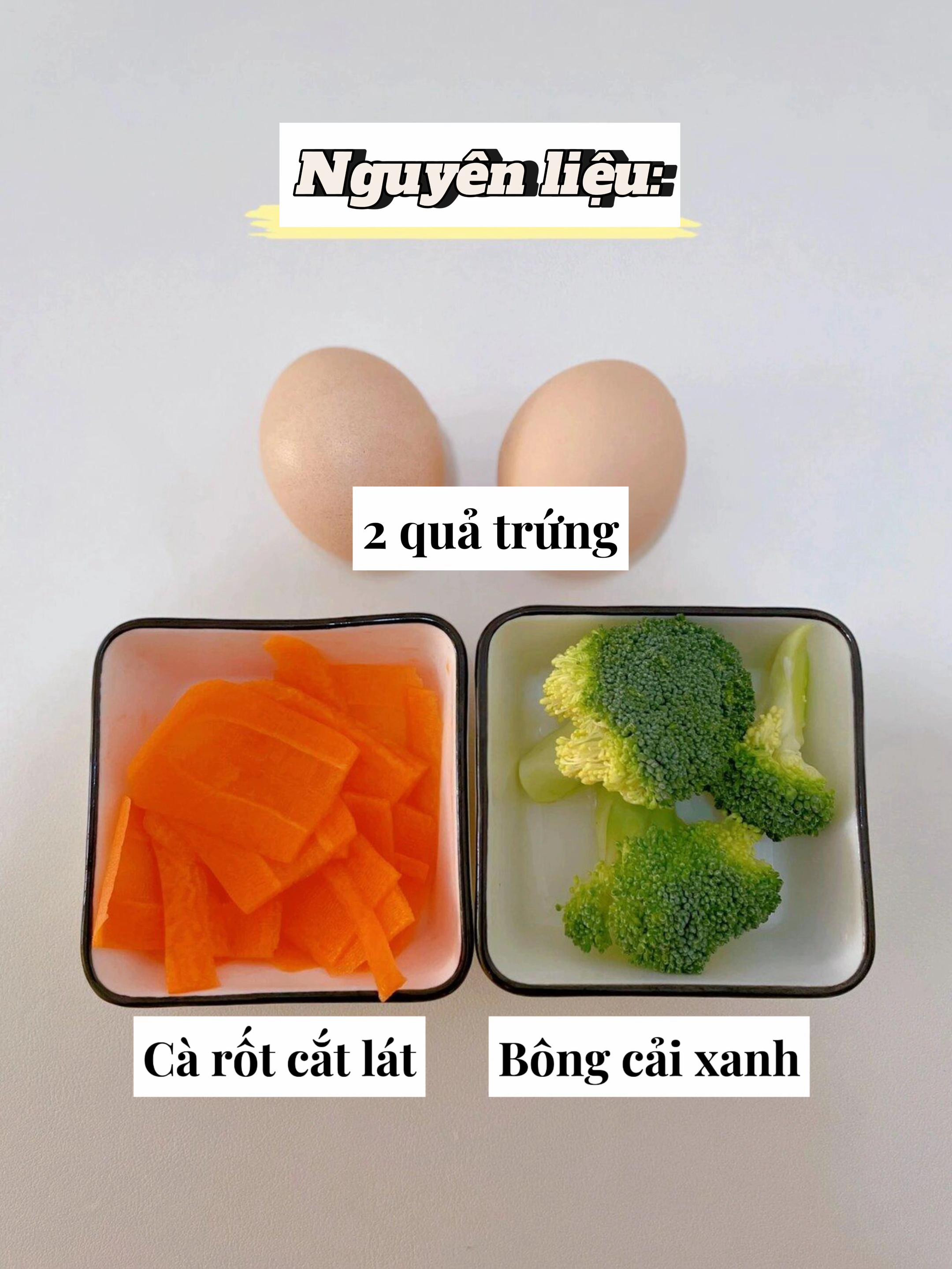 Trứng hấp rau củ: Món ăn dặm bổ sung vitamin cho bé từ 10 tháng tuổi