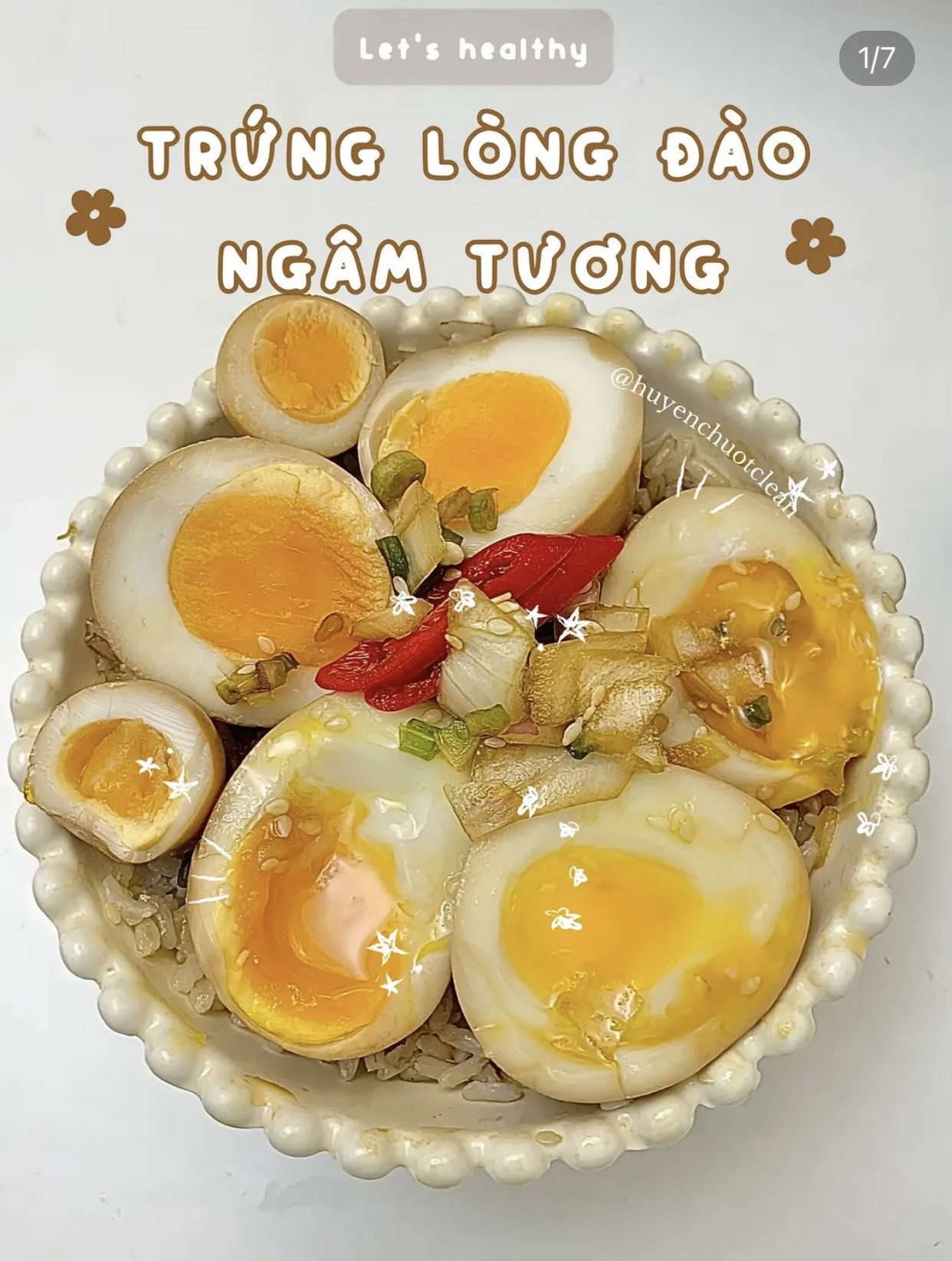 Trứng lòng đào ngâm tương: Cách làm trứng luộc chuẩn vị, sốt tỏi ớt thơm ngon