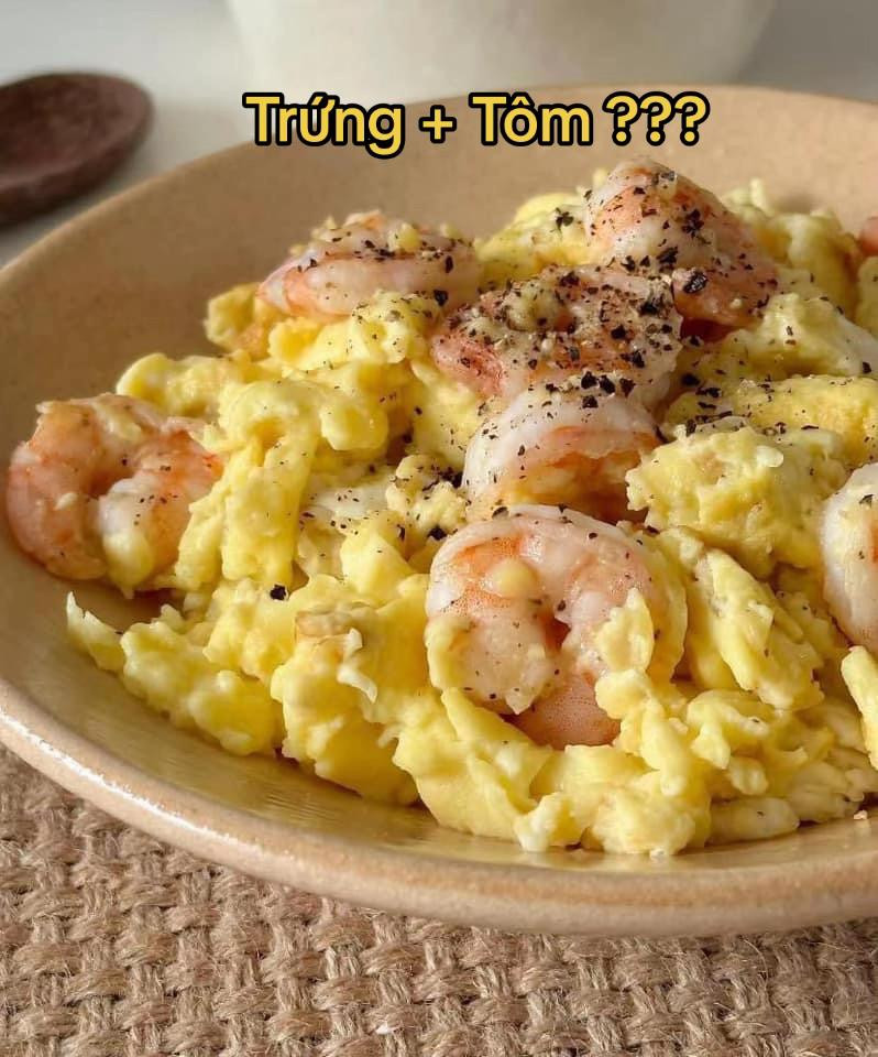 Trứng Rán Tôm Mềm Béo Ngon - Công Thức Trộn Tinh Bột