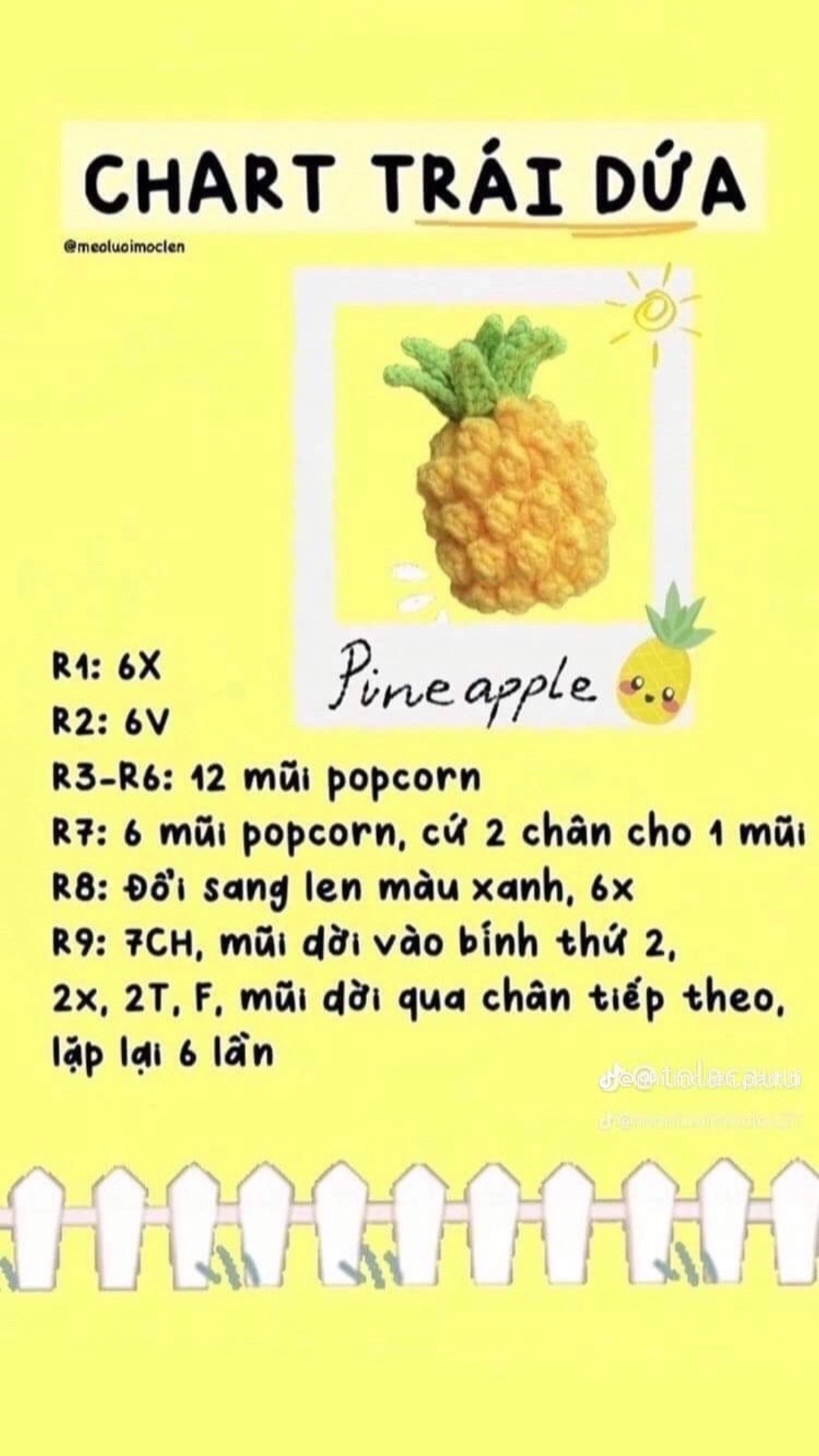 Túi dâu tây hồng trắng len móc