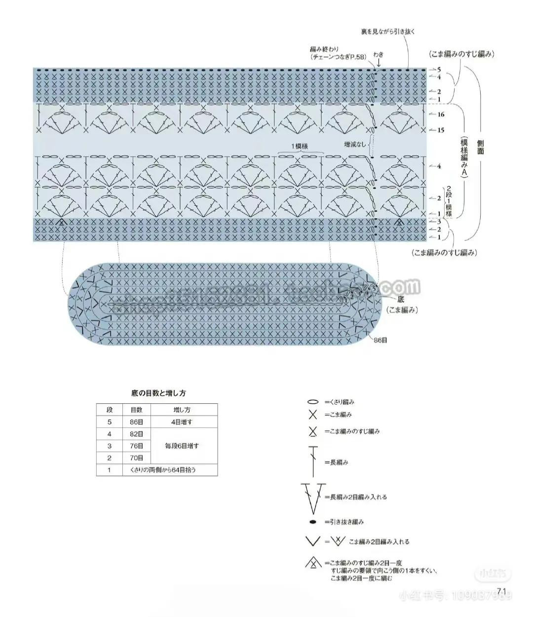 Túi xách móc len đính hoa và khăn choàng viền sọc từ sách hướng dẫn tiếng Nhật