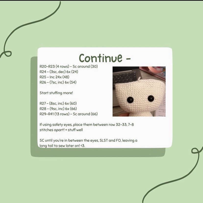 Tulip Pal Free Crochet Pattern: Materials, Abbreviations & Body Instructions