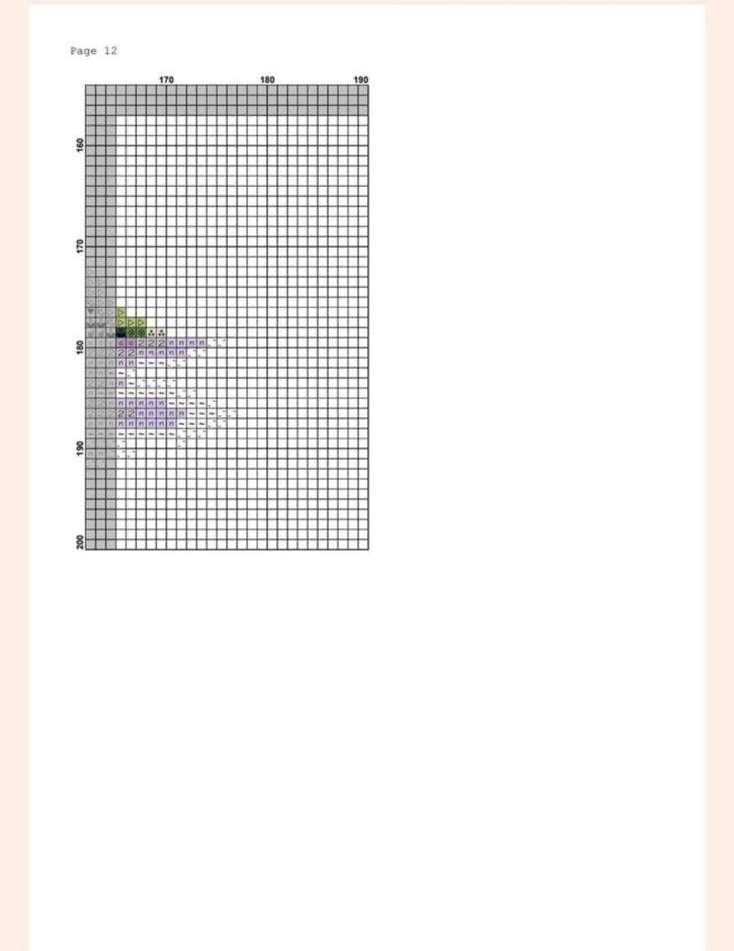 Tulips in a Glass Jar Cross Stitch Pixel Chart Pattern
