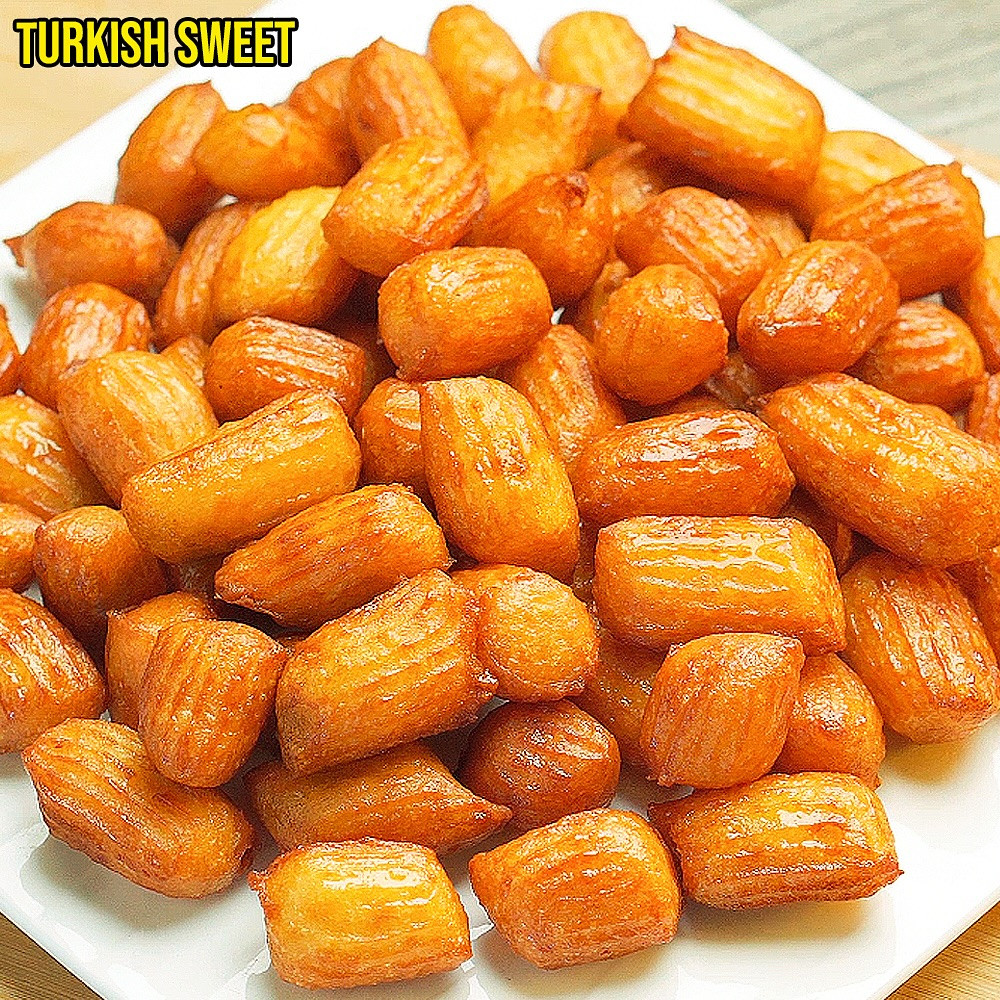 Turkish Tulumba: Crispy Fried Pastries Soaked in Sweet Syrup