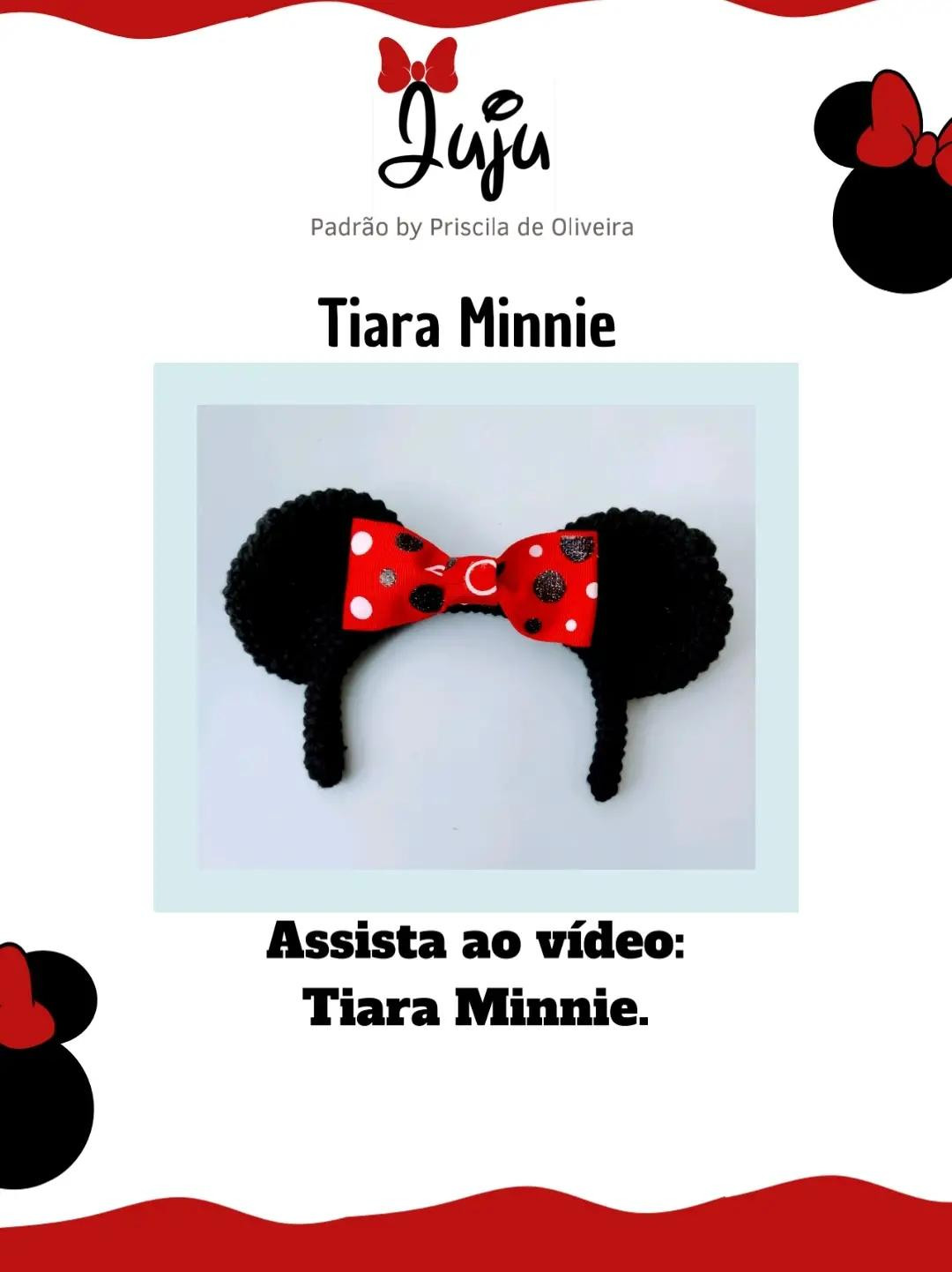 Tutoriais de Amigurumi Búp bê Juju Minnie: Materiais e Padrão Móc Len