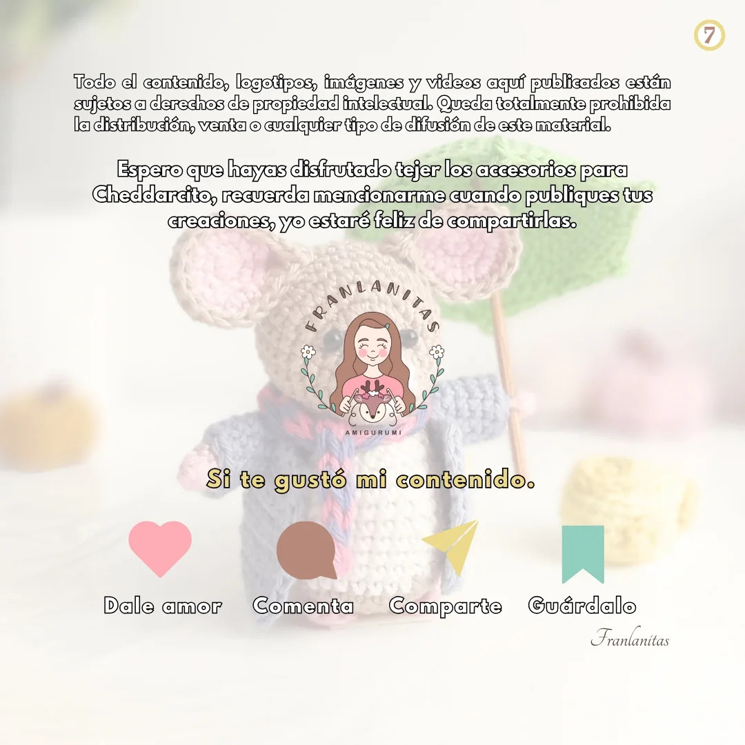 Tutorial Accesorios Cheddarcito: Abrigo, Bufanda y Paraguas