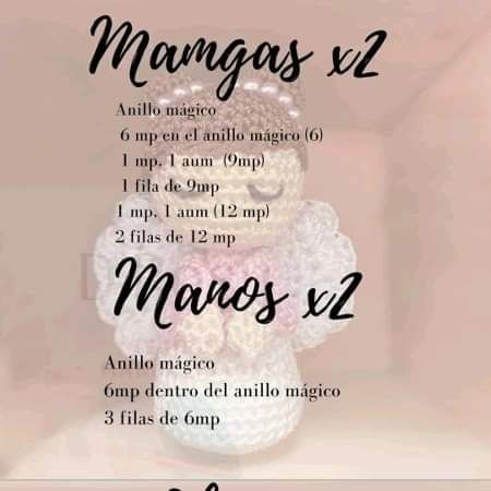 Tutorial Amigurumi Angel Doll: Head, Body, Hair and Buns