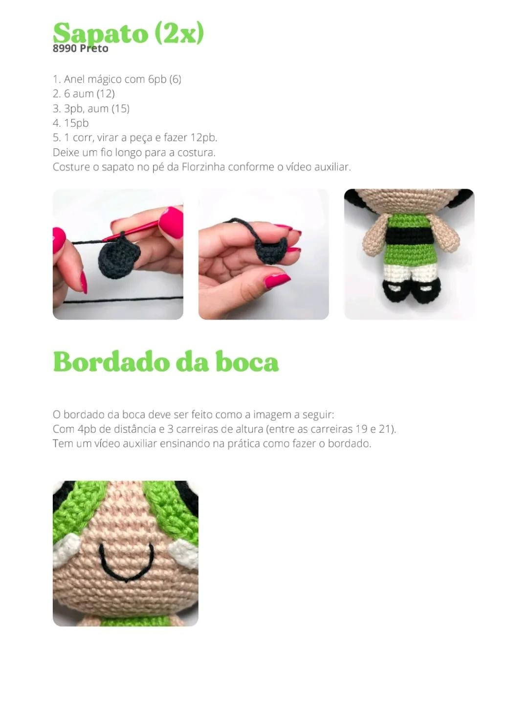 Tutorial Amigurumi As Meninas Super Poderosas - Docinho