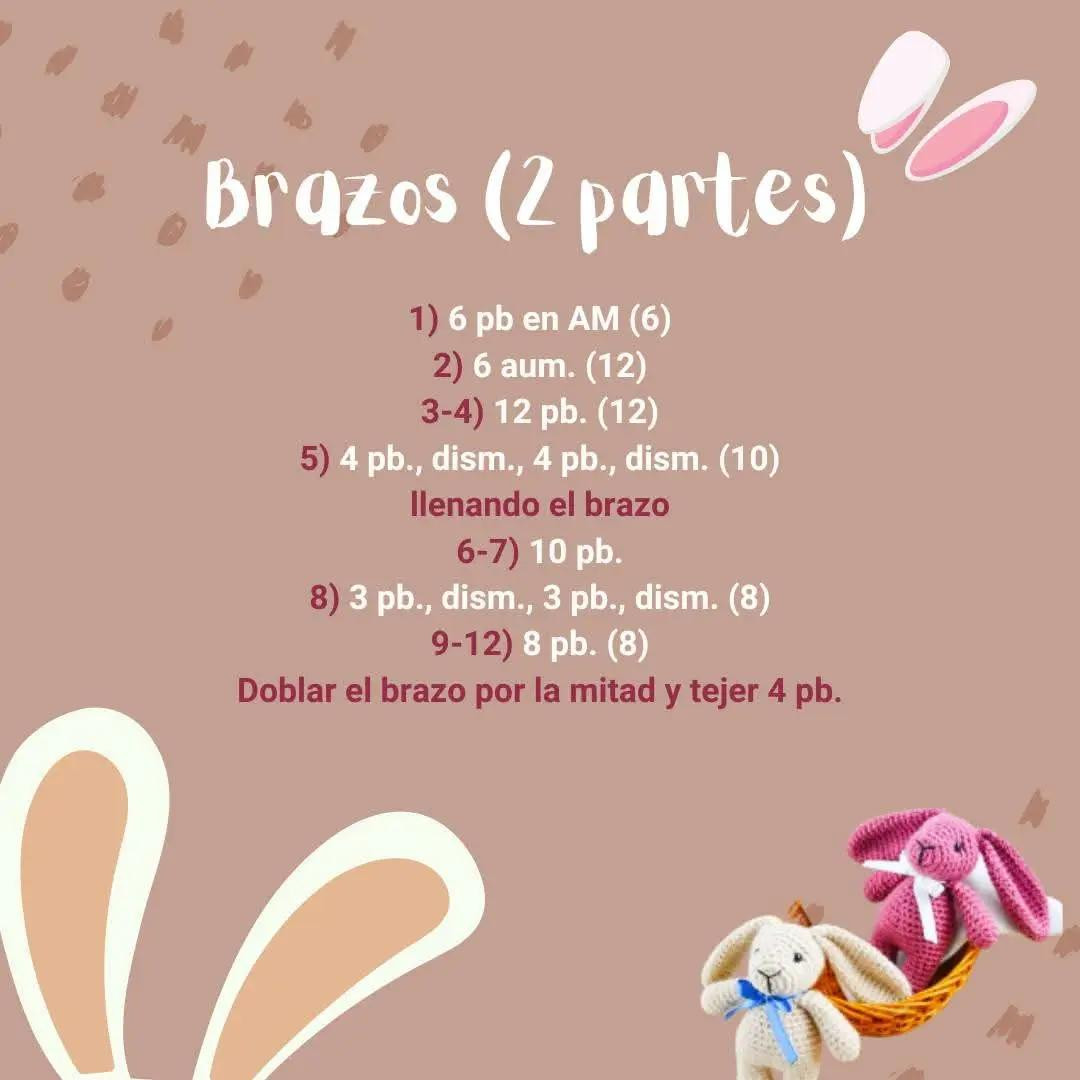 Tutorial Amigurumi Conejo Rosa y Blanco