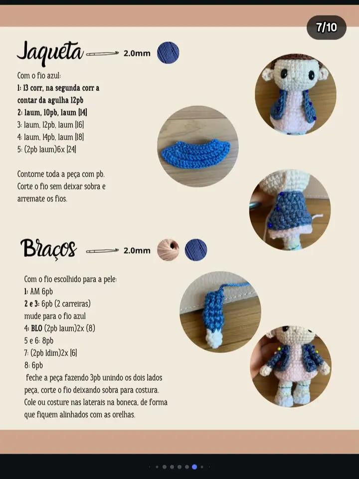 Tutorial Amigurumi Eleven - Guia Passo a Passo em Português