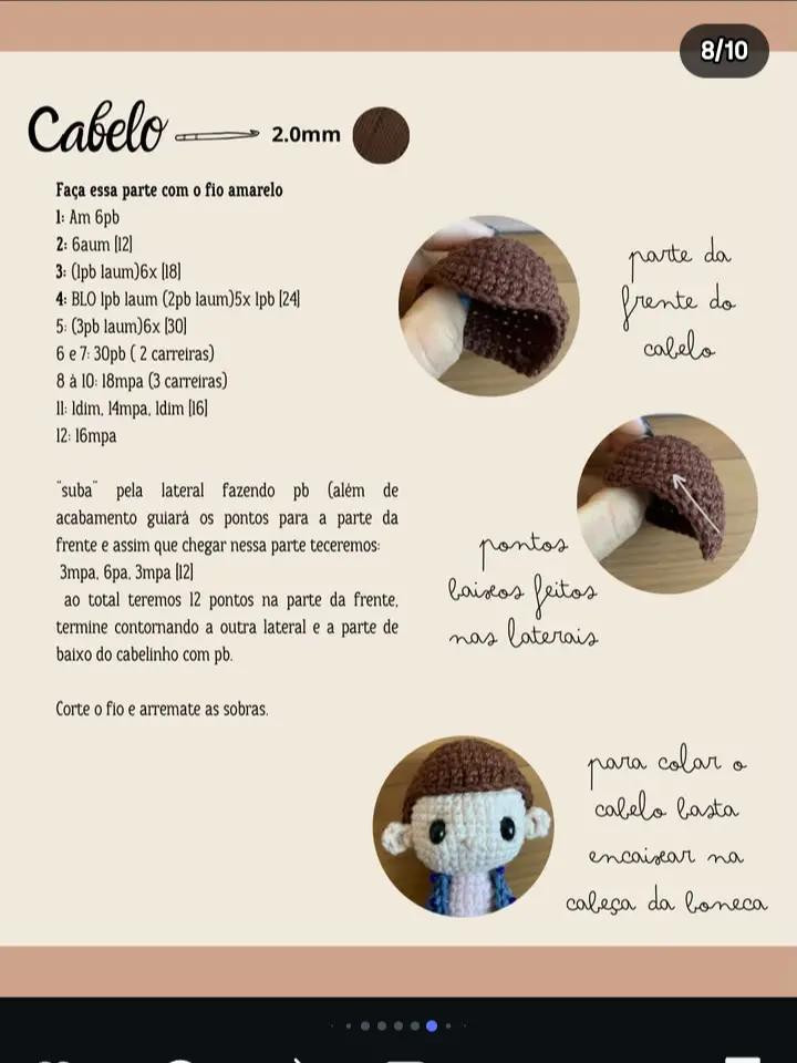 Tutorial Amigurumi Eleven - Guia Passo a Passo em Português