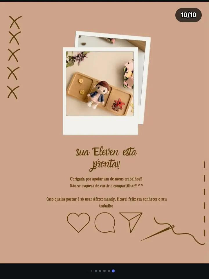 Tutorial Amigurumi Eleven - Guia Passo a Passo em Português