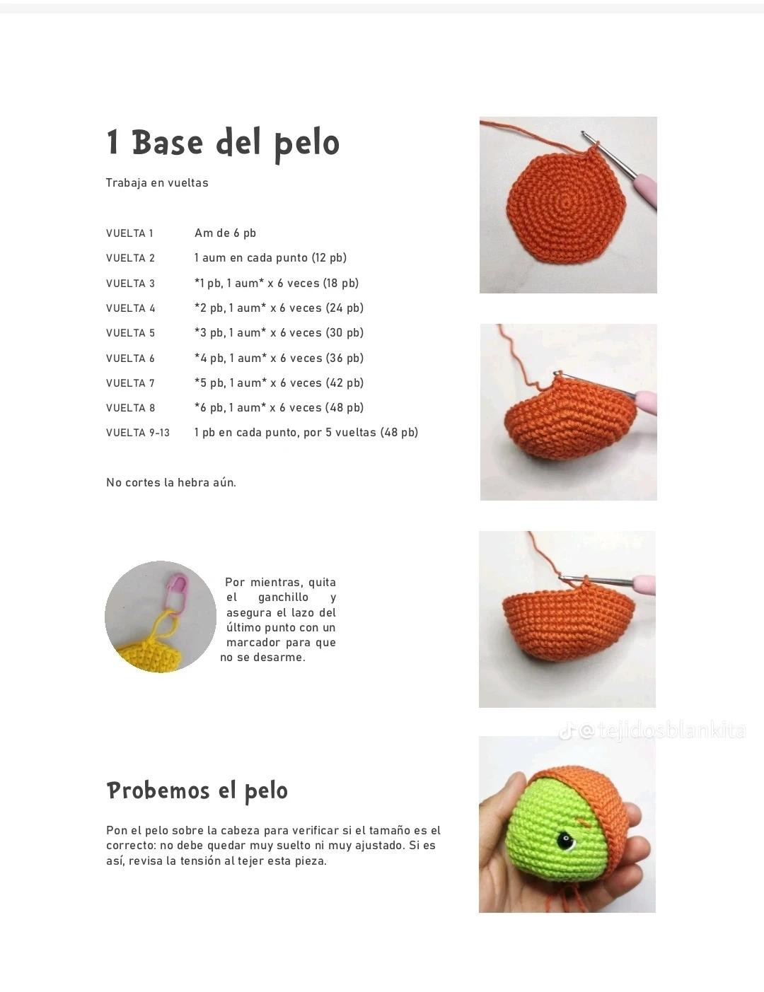 Tutorial Amigurumi Fiona: Guía de materiales, colores y patrones paso a paso
