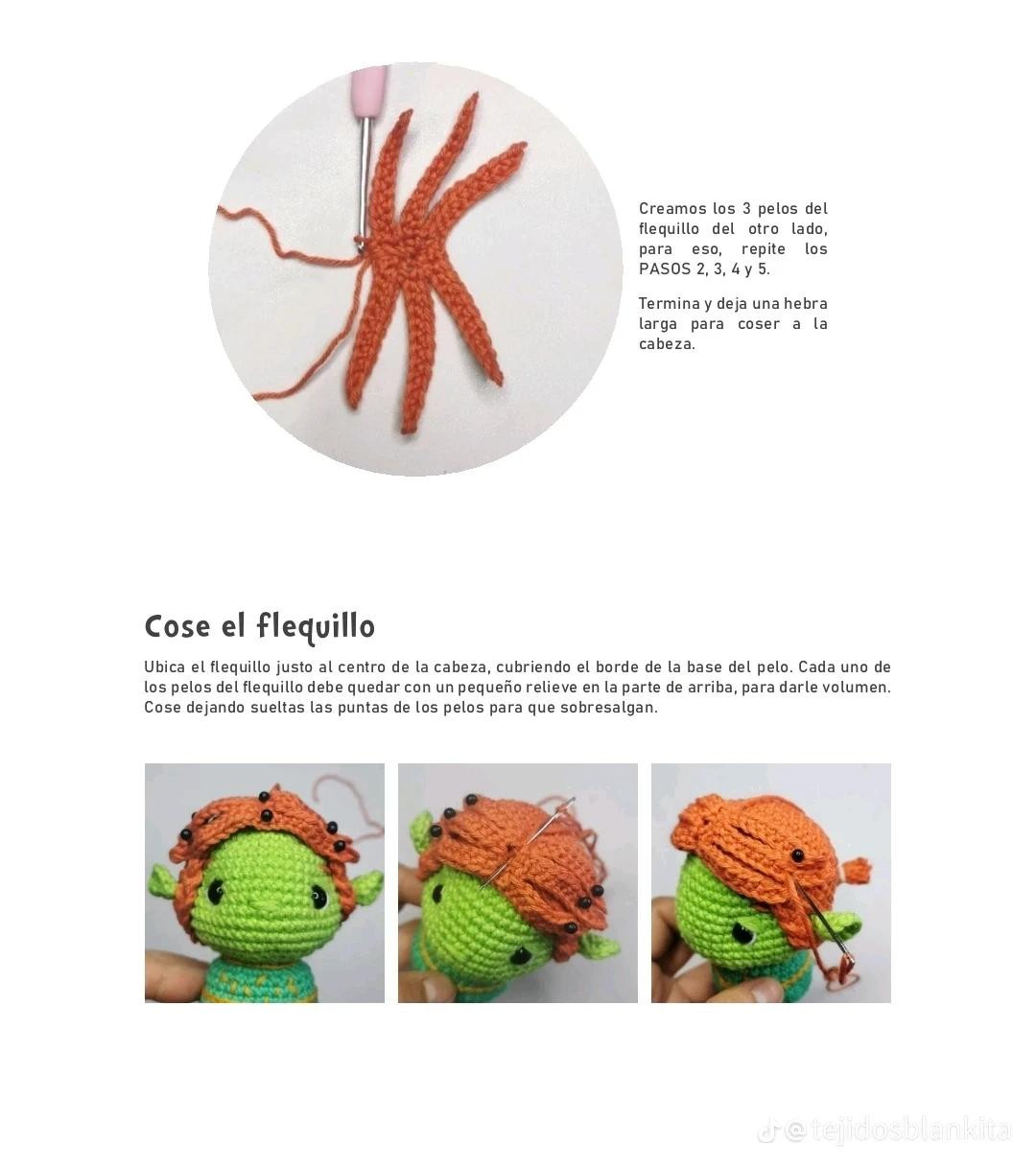 Tutorial Amigurumi Fiona: Guía de materiales, colores y patrones paso a paso