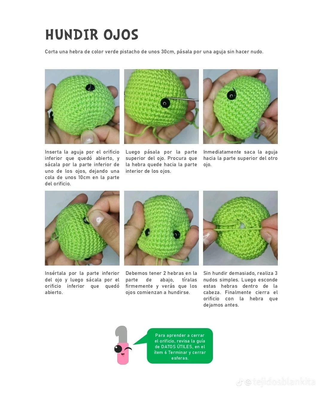 Tutorial Amigurumi Fiona: Guía de materiales, colores y patrones paso a paso