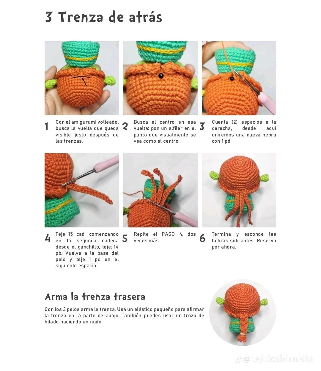 Tutorial Amigurumi Fiona: Guía de materiales, colores y patrones paso a paso