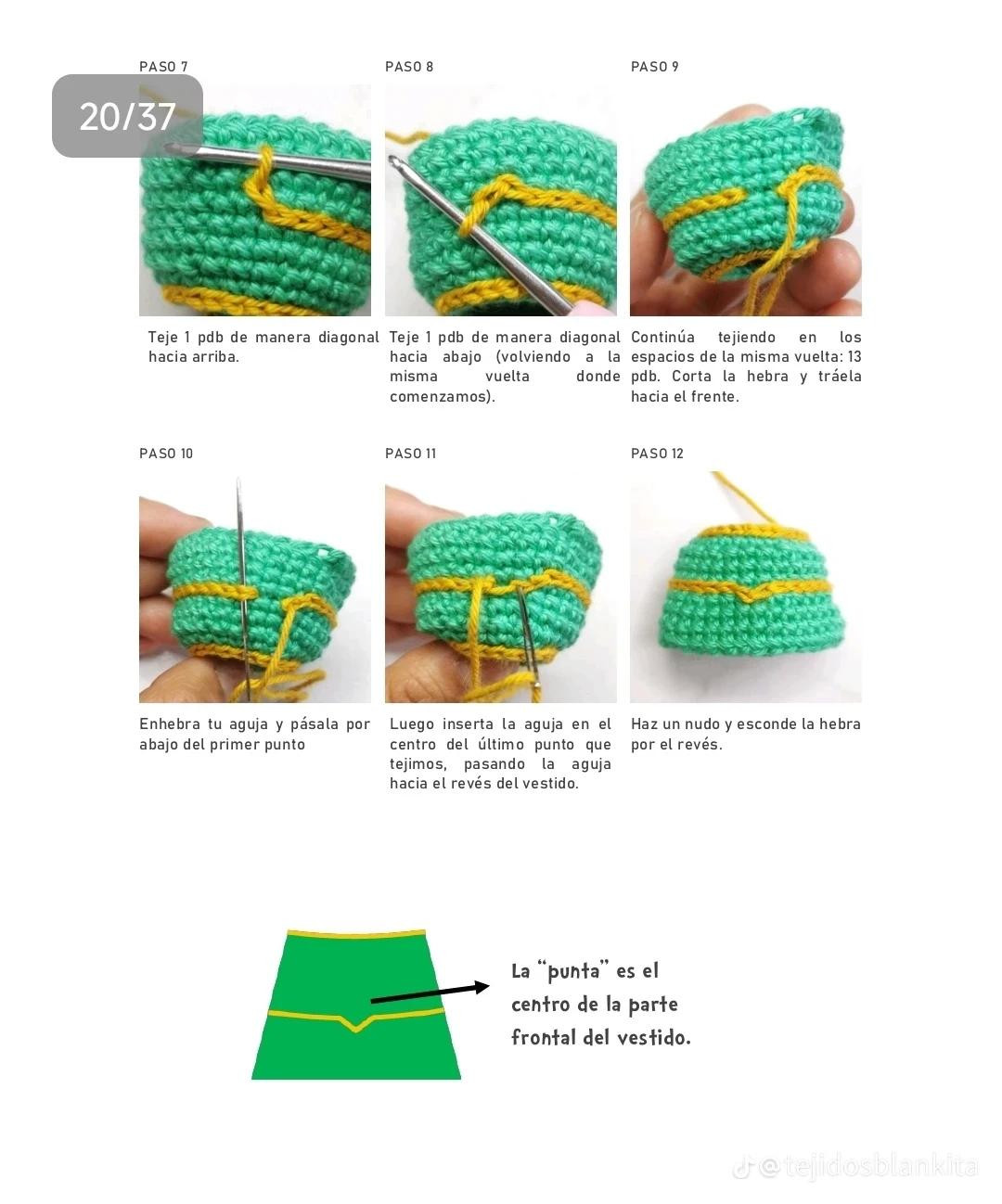 Tutorial Amigurumi Fiona: Guía de materiales, colores y patrones paso a paso