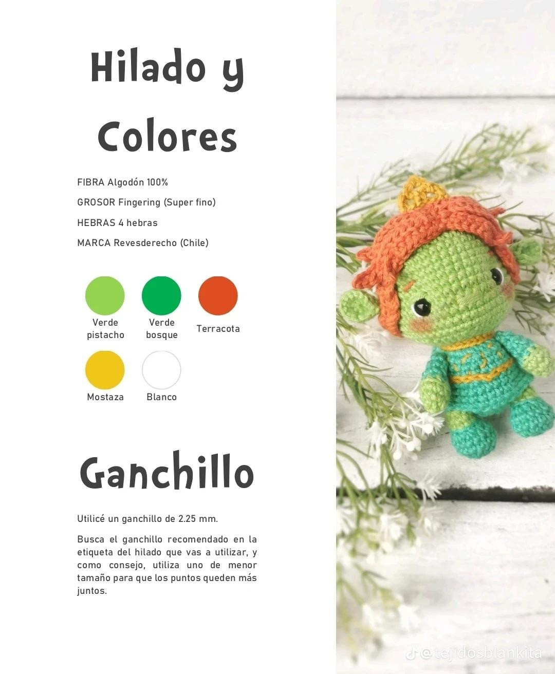 Tutorial Amigurumi Fiona: Guía de materiales, colores y patrones paso a paso