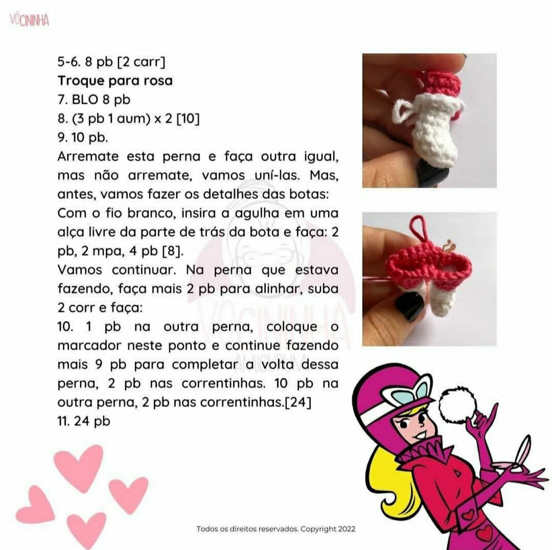 Tutorial Amigurumi Grátis: Penélope Charmosa - Guia Completo de Crochê