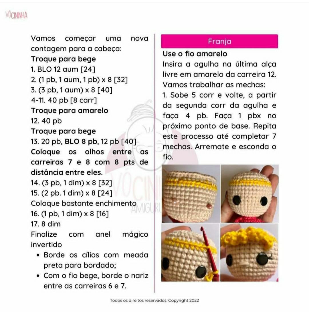 Tutorial Amigurumi Grátis: Penélope Charmosa - Guia Completo de Crochê