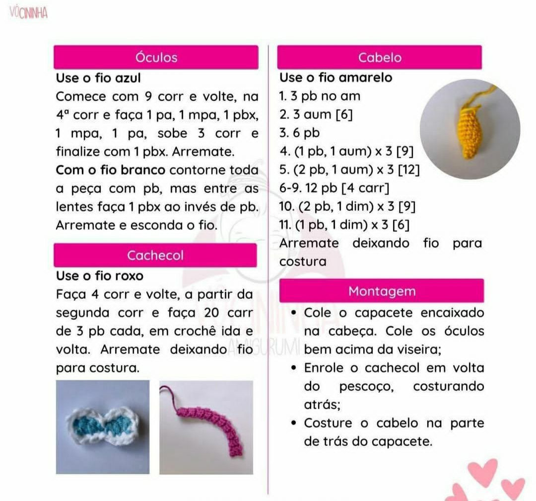 Tutorial Amigurumi Grátis: Penélope Charmosa - Guia Completo de Crochê