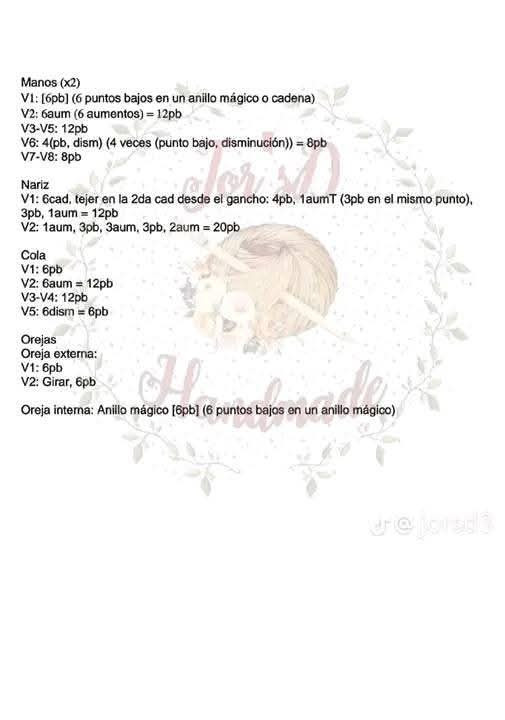 Tutorial Amigurumi Gummy Bear Rosa Fresa - Patrón Gratis